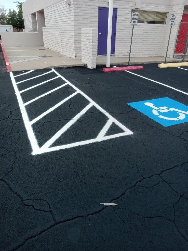 Commercial asphalt and parking lot project