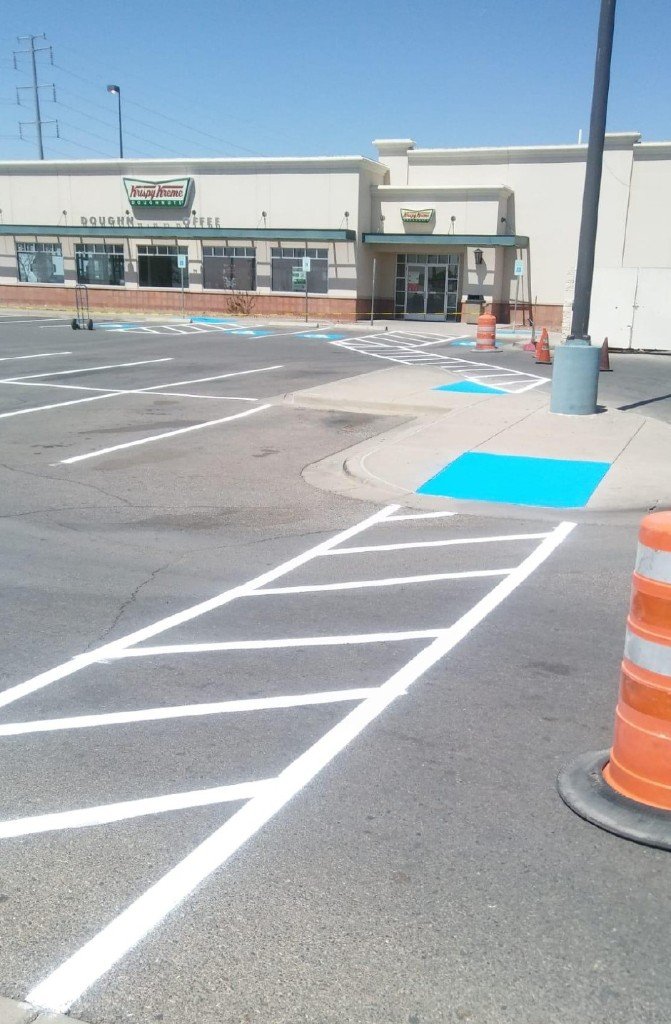 Commercial asphalt and parking lot project