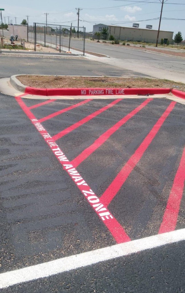 Commercial asphalt and parking lot project
