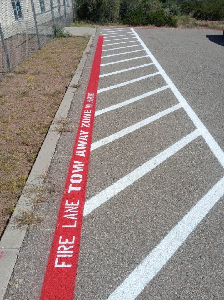 Commercial asphalt and parking lot project